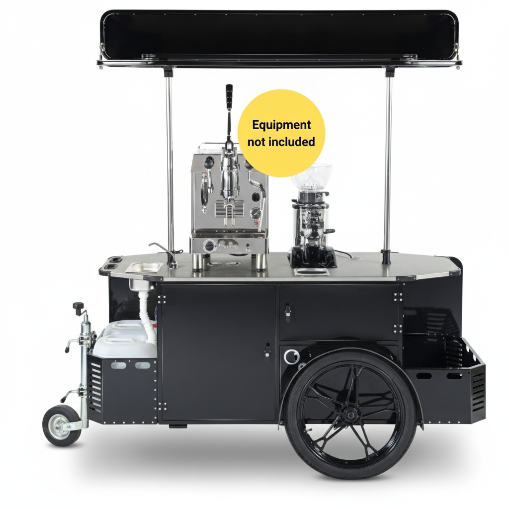 coffee cart on wheels made to last 10 years+