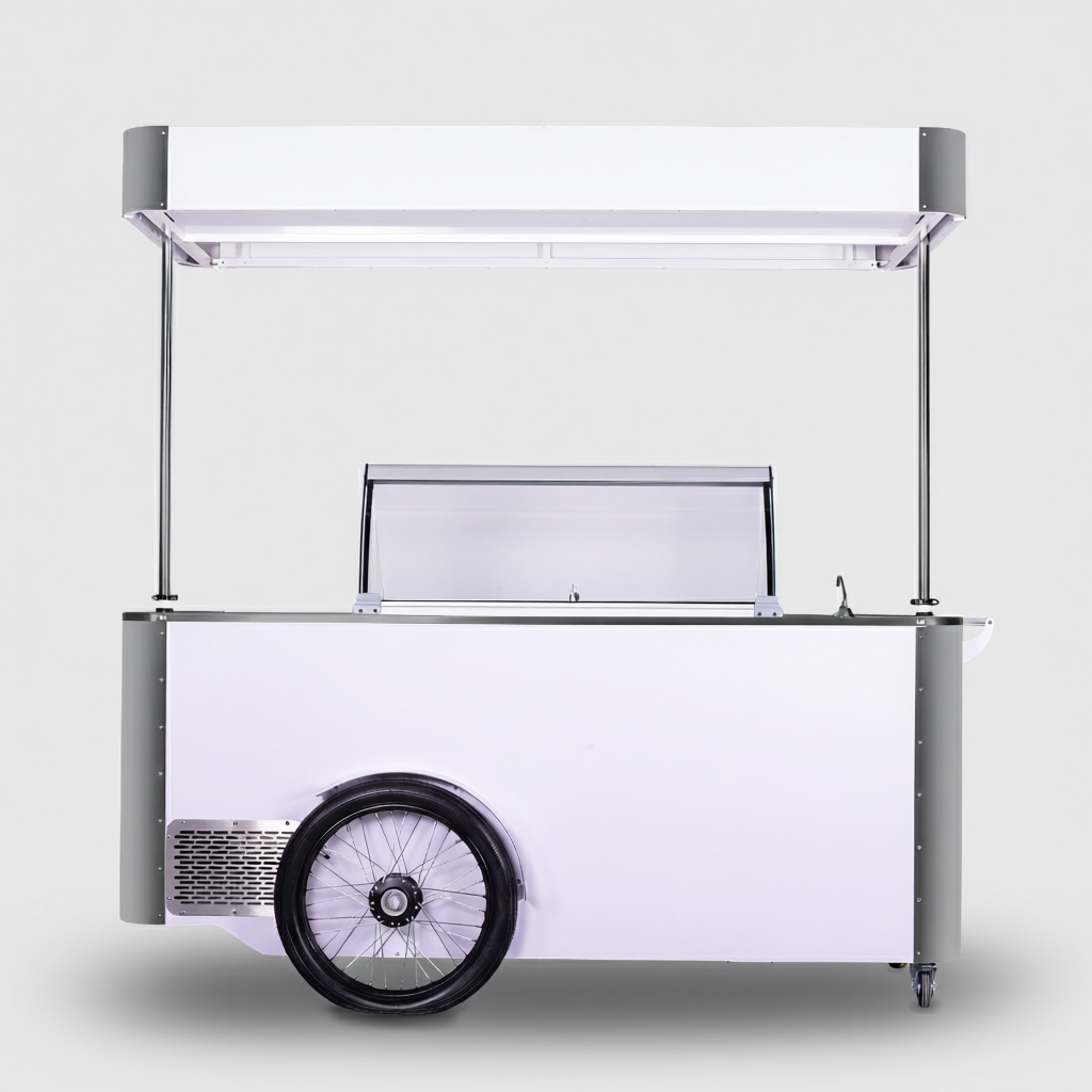 Ice Cream Cart XL – Mobile Ice Cream Cart & Bicycle Trailer.