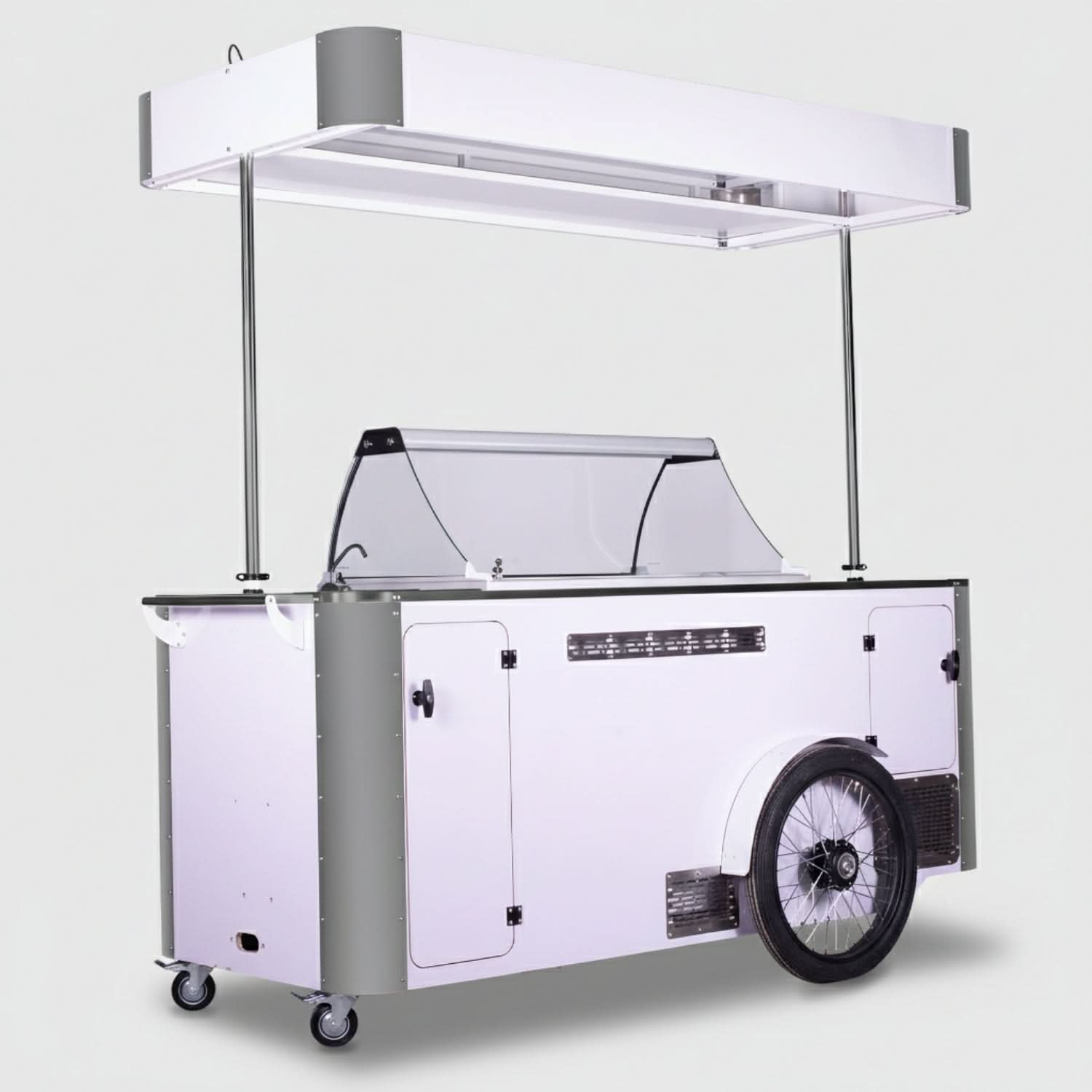 Ice Cream Cart XL – Mobile Ice Cream Cart & Bicycle Trailer.