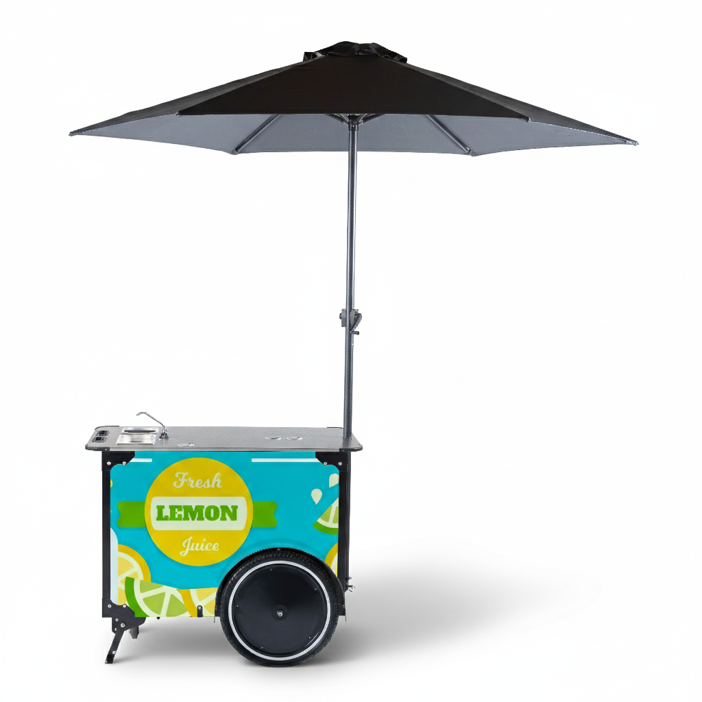 Street Food Cart M – Compact Street Food Cart & Food Bike Trailer.
