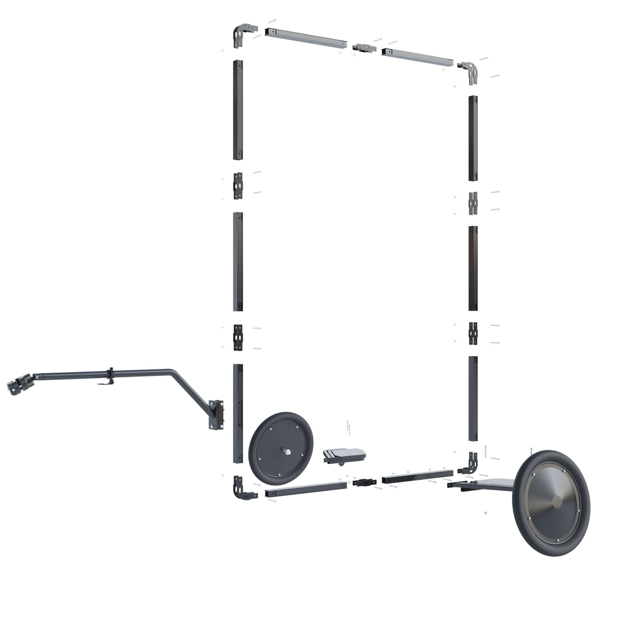 AdBicy M – Modular Bicycle Billboard & Advertising Bike Trailer.