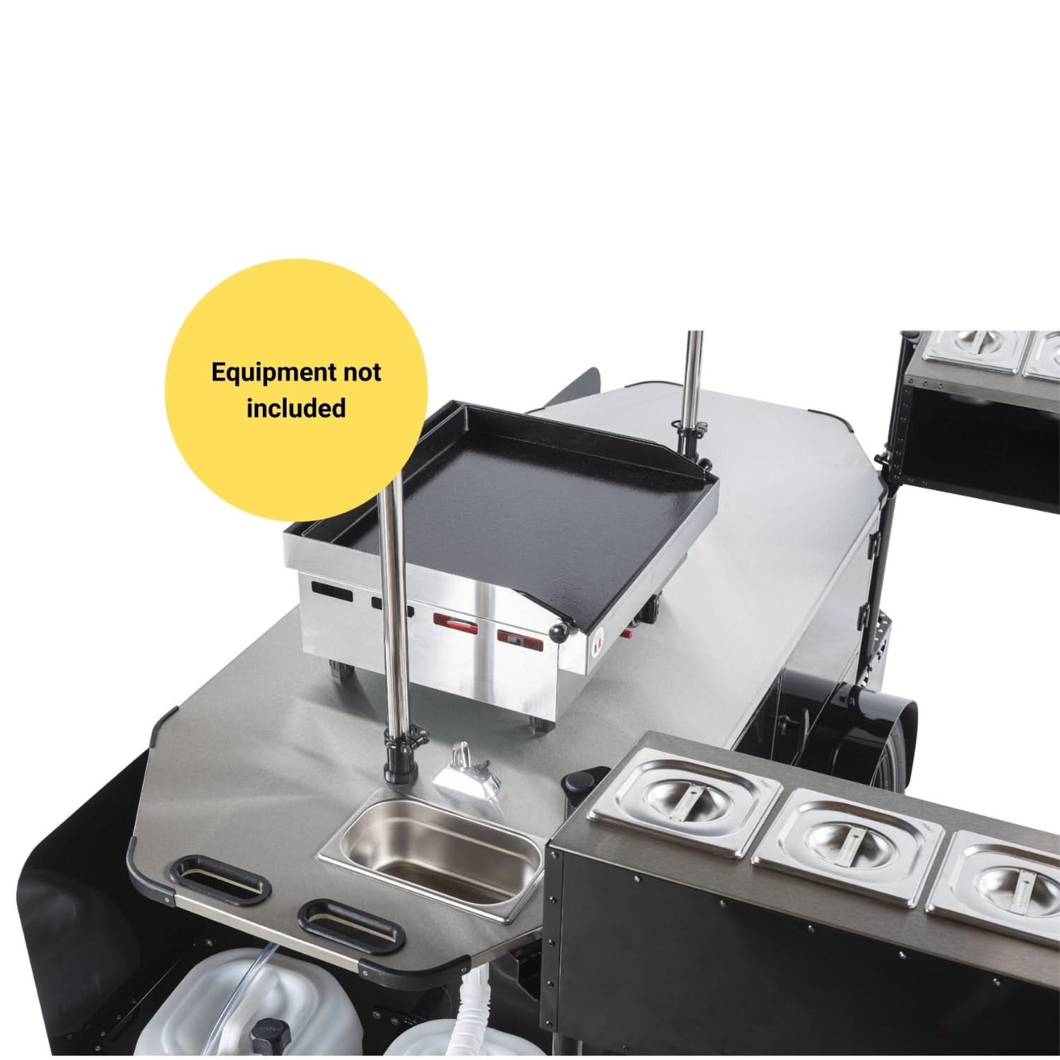 Street Food Cart L – Mobile Street Food Cart & Food Bike Trailer.