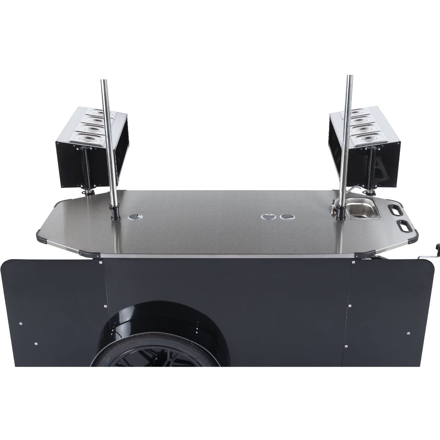 Street Food Cart L – Mobile Street Food Cart & Food Bike Trailer.