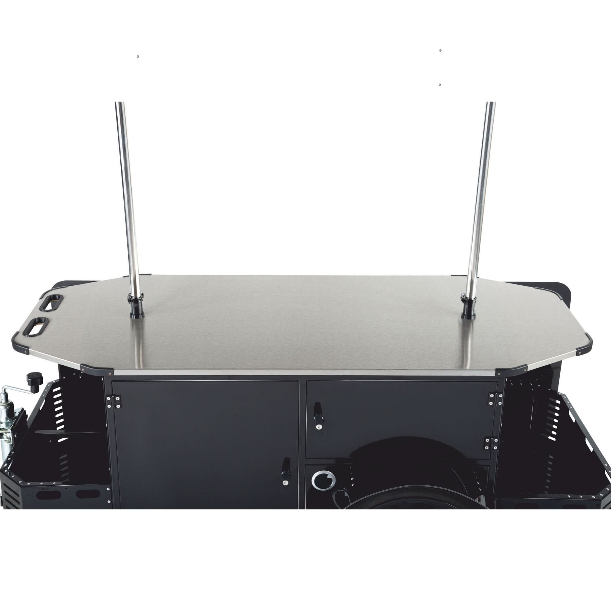 Vending Cart L – Push Cart & Vending Bike Trailer with Brake System.