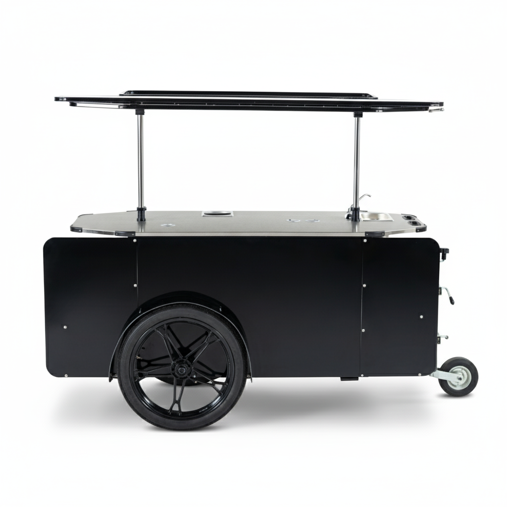 coffee shop on wheels manufactured by bizzonwheels