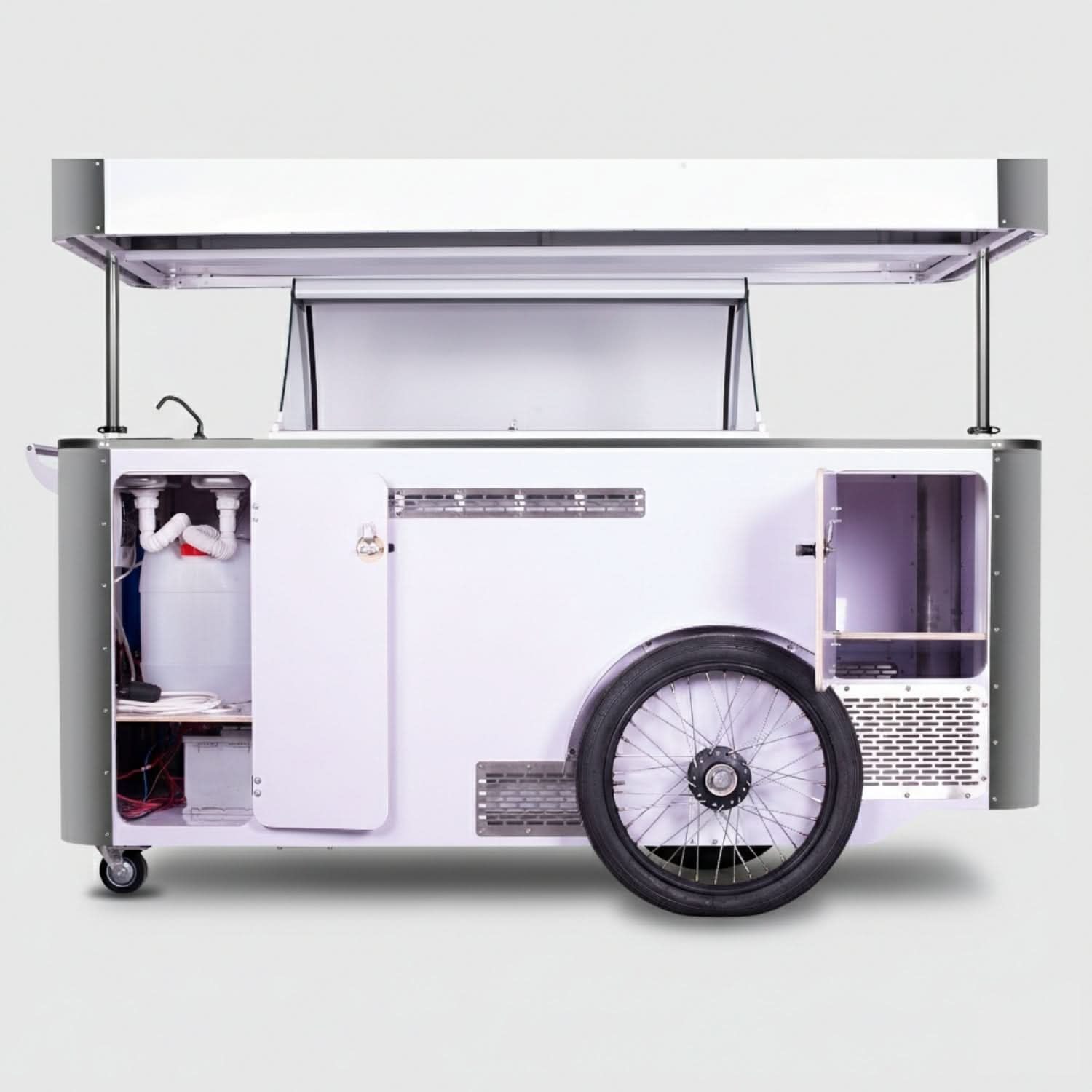 Ice Cream Cart XL – Mobile Ice Cream Cart & Bicycle Trailer.