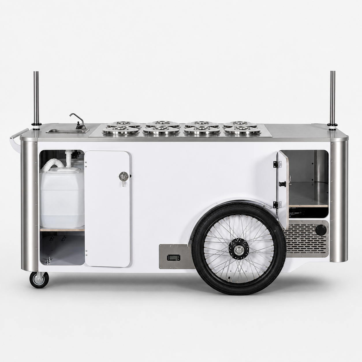 Gelato Cart XL – Φορητό Καρότσι Παγωτού & Τρέιλερ Ποδηλάτου