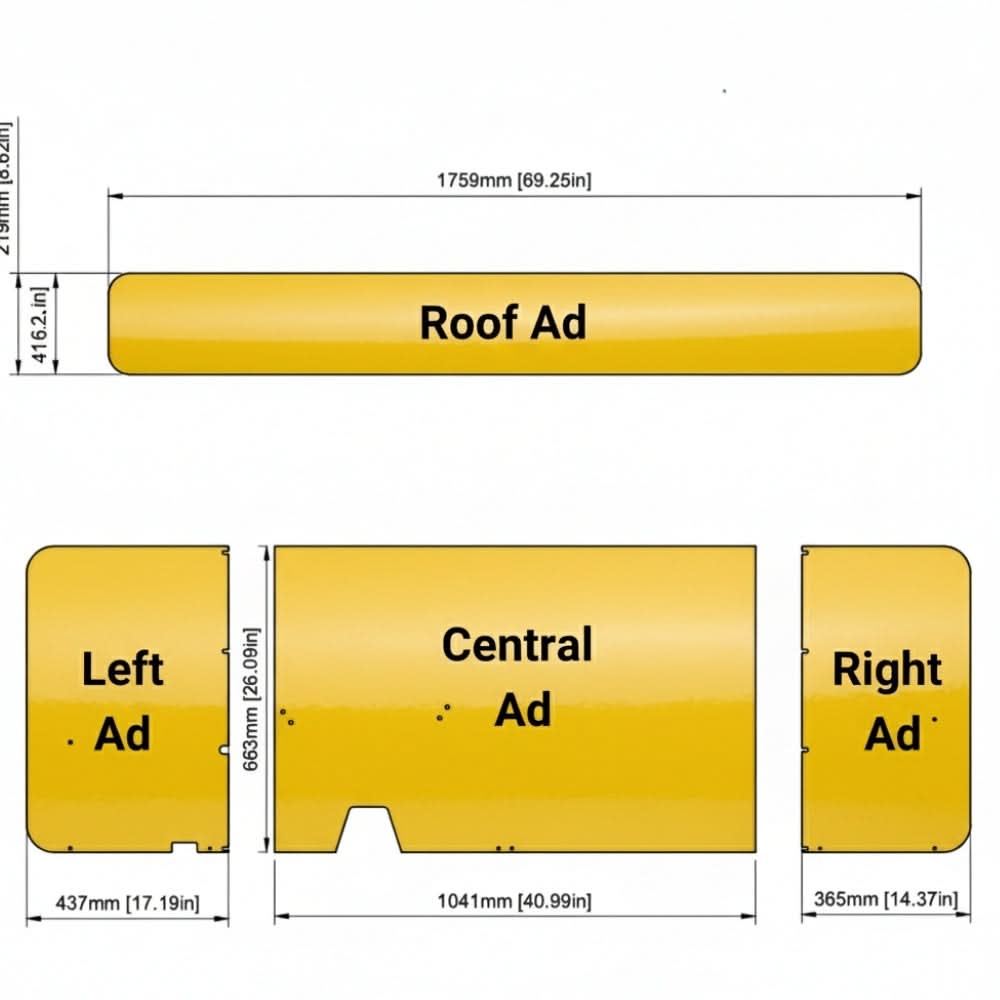 Printed Decals Cart L.