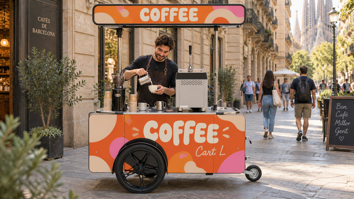 The Coffee Cart As Strategy: How Bizz On Wheels Turns A Metal Box On Wheels Into A Mobile Business Platform