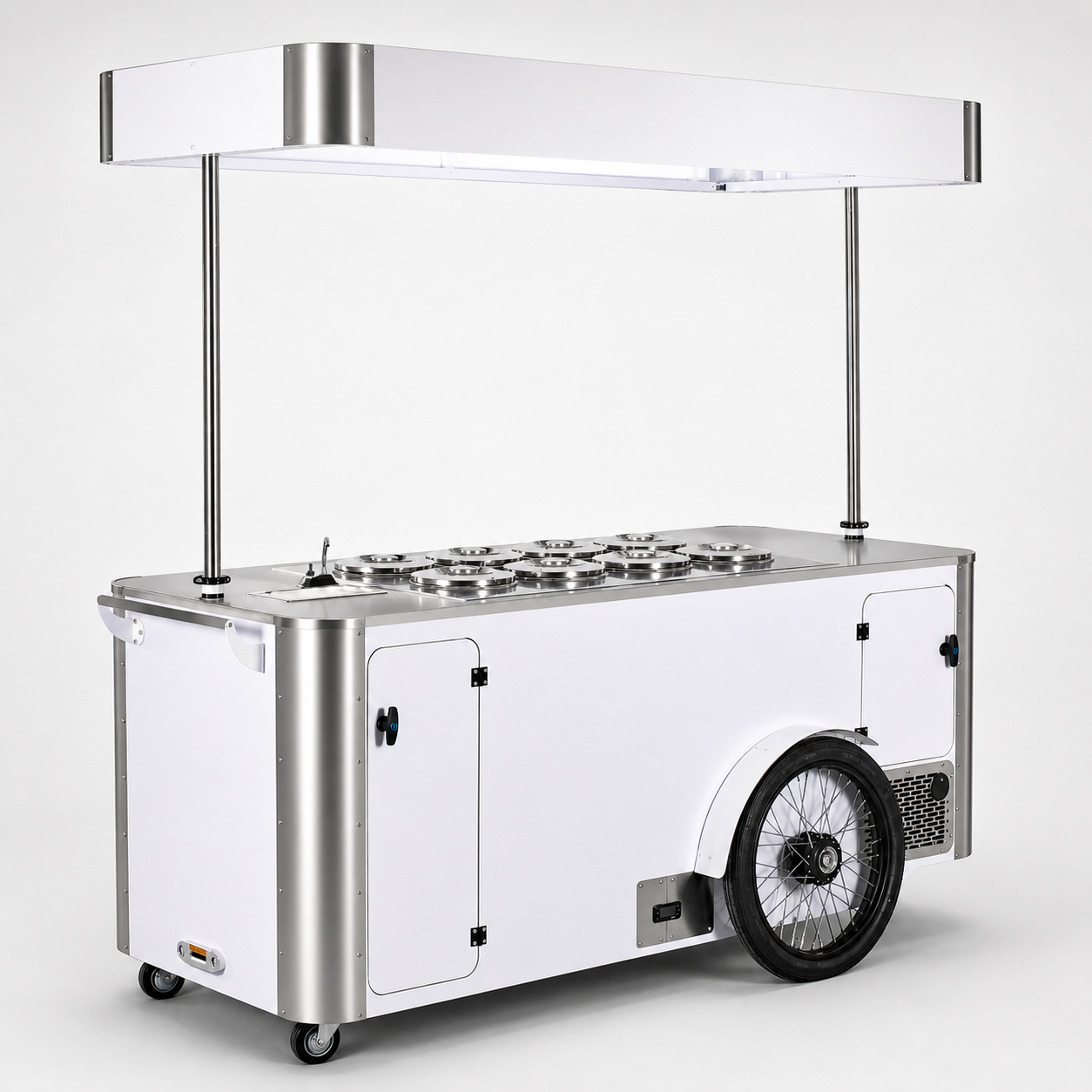 Gelato Cart XL – Φορητό Καρότσι Παγωτού & Τρέιλερ Ποδηλάτου