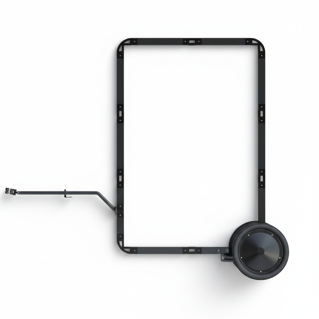 Adbicy L - advertisign bicycle trailer.