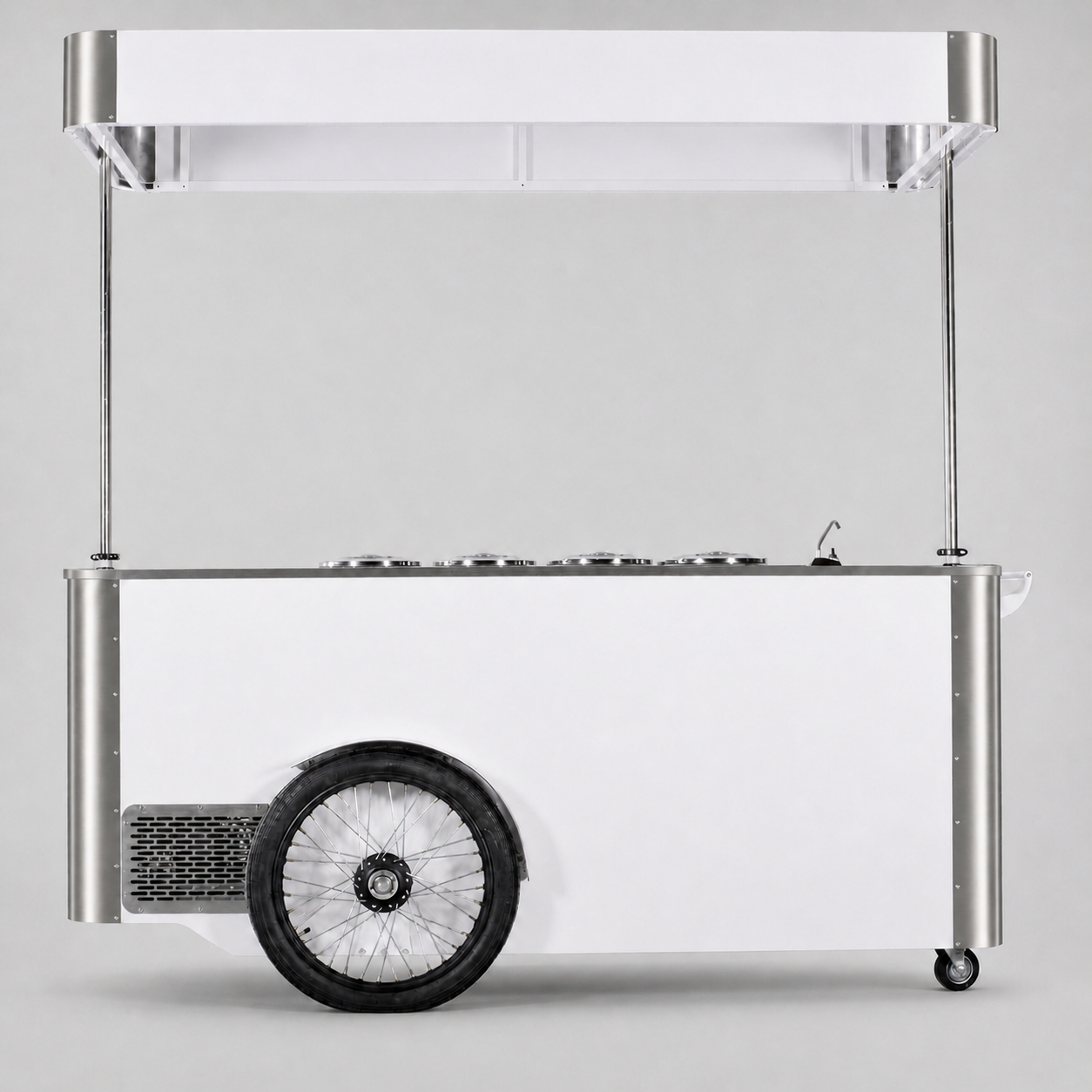Gelato Cart XL – Mobile Gelato Cart & Bicycle Trailer