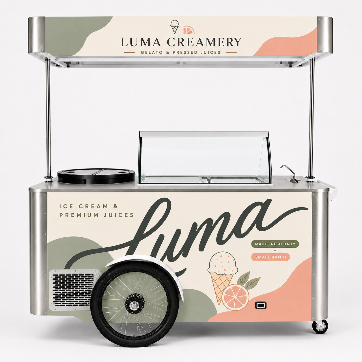 Ice Cream and Drinks XL cart.