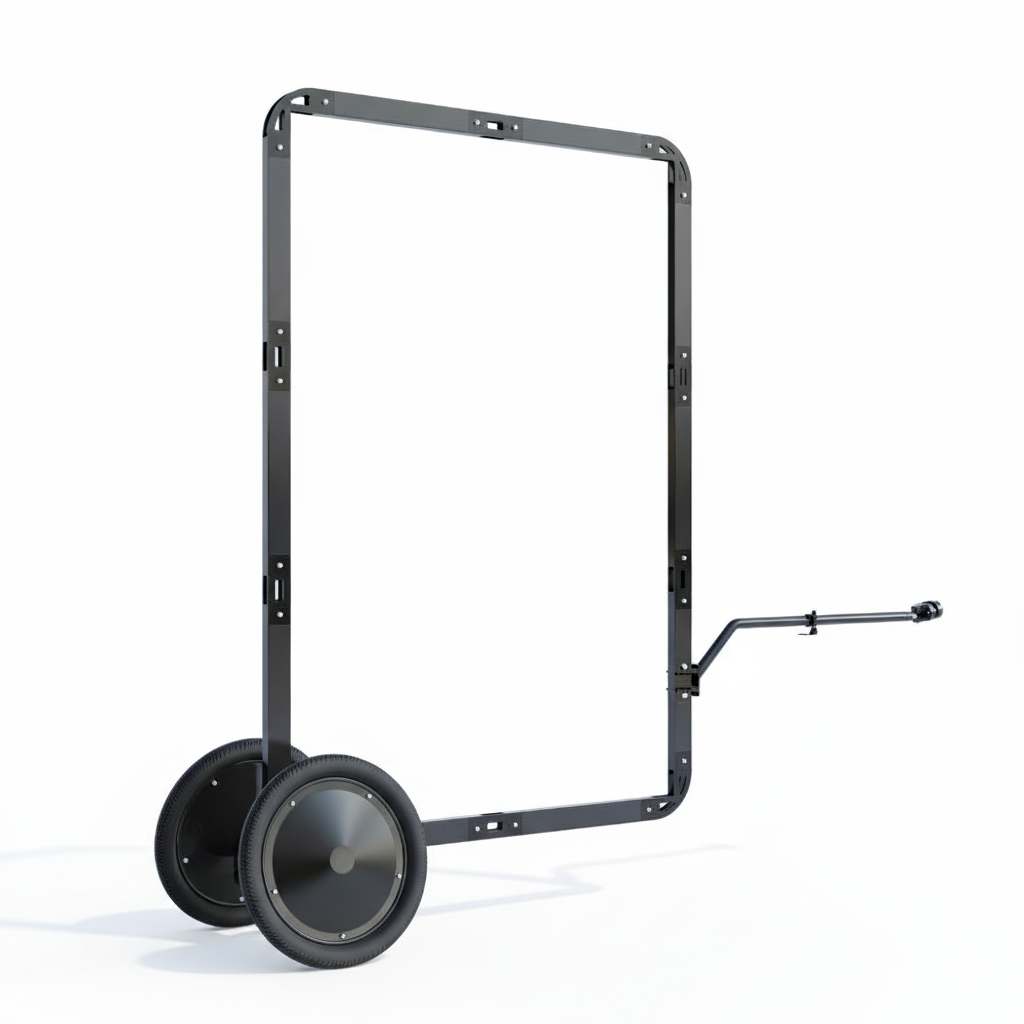 Adbicy L - advertisign bicycle trailer.