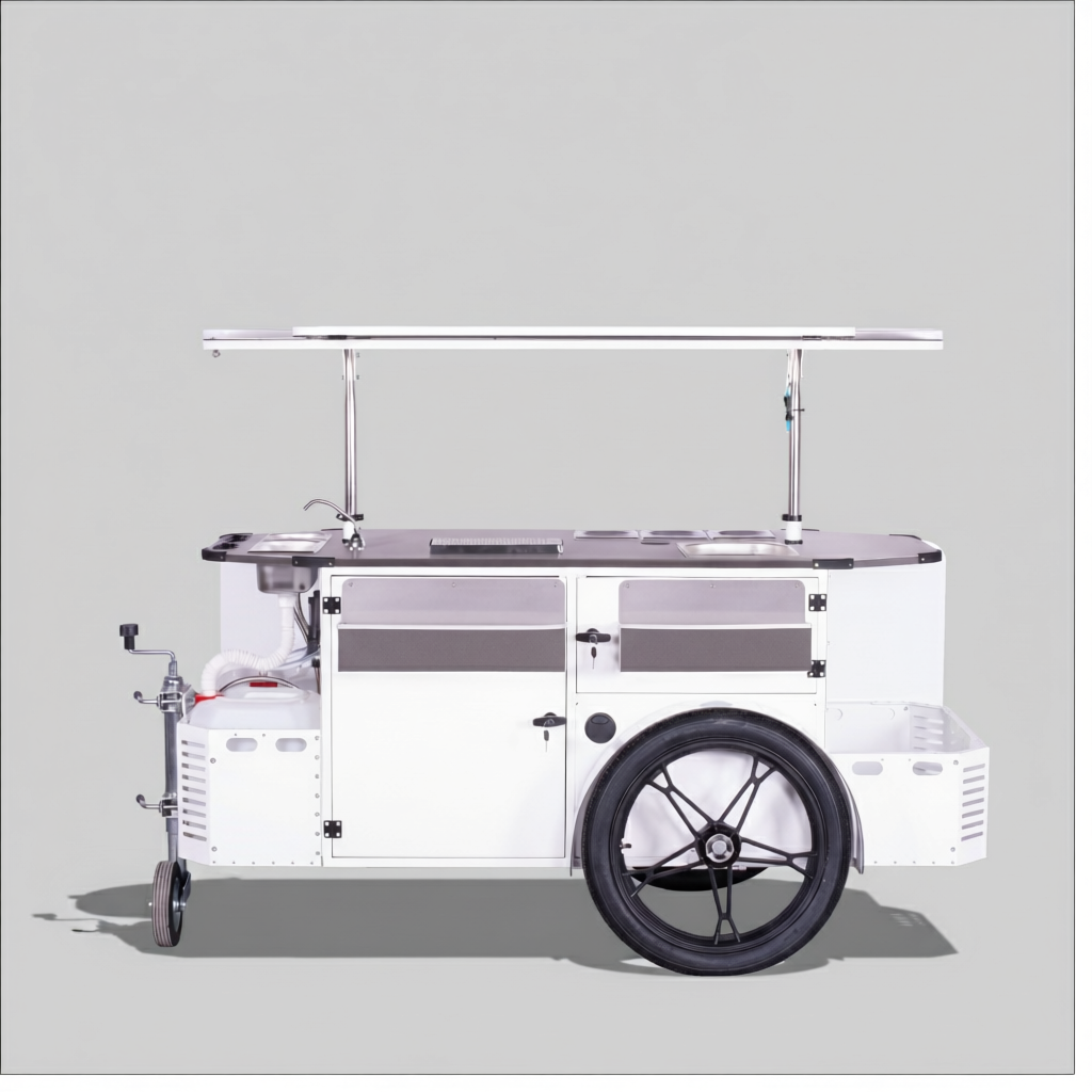 Cocktail Cart L – Mobile Cocktail Bar Cart & Cocktail Bike Trailer.