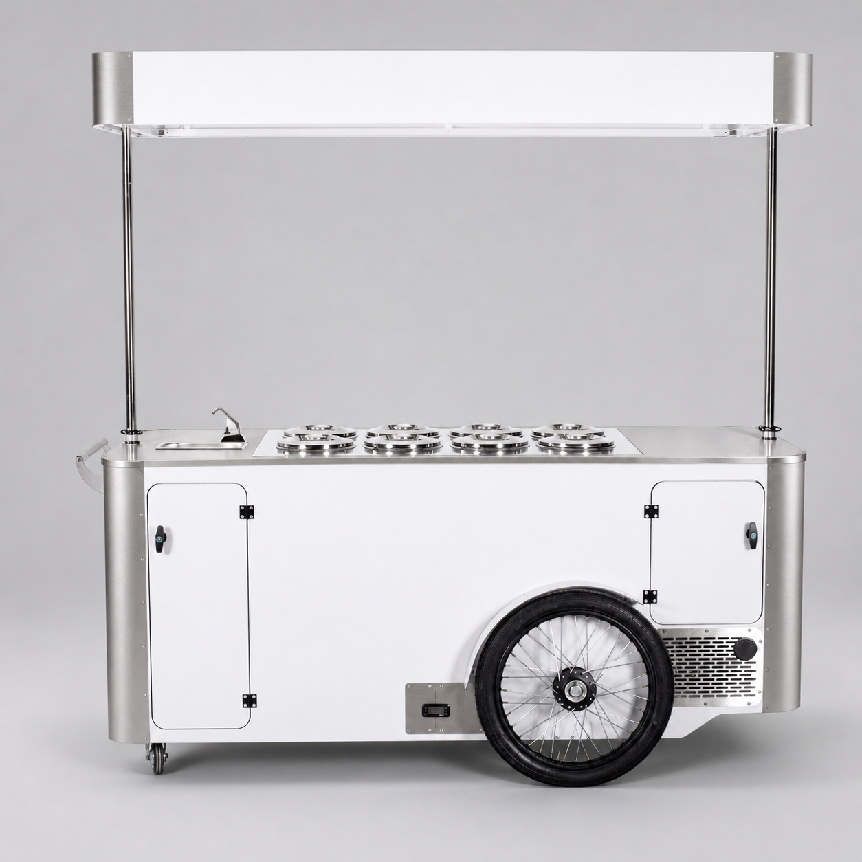 Gelato Cart XL – Φορητό Καρότσι Παγωτού & Τρέιλερ Ποδηλάτου
