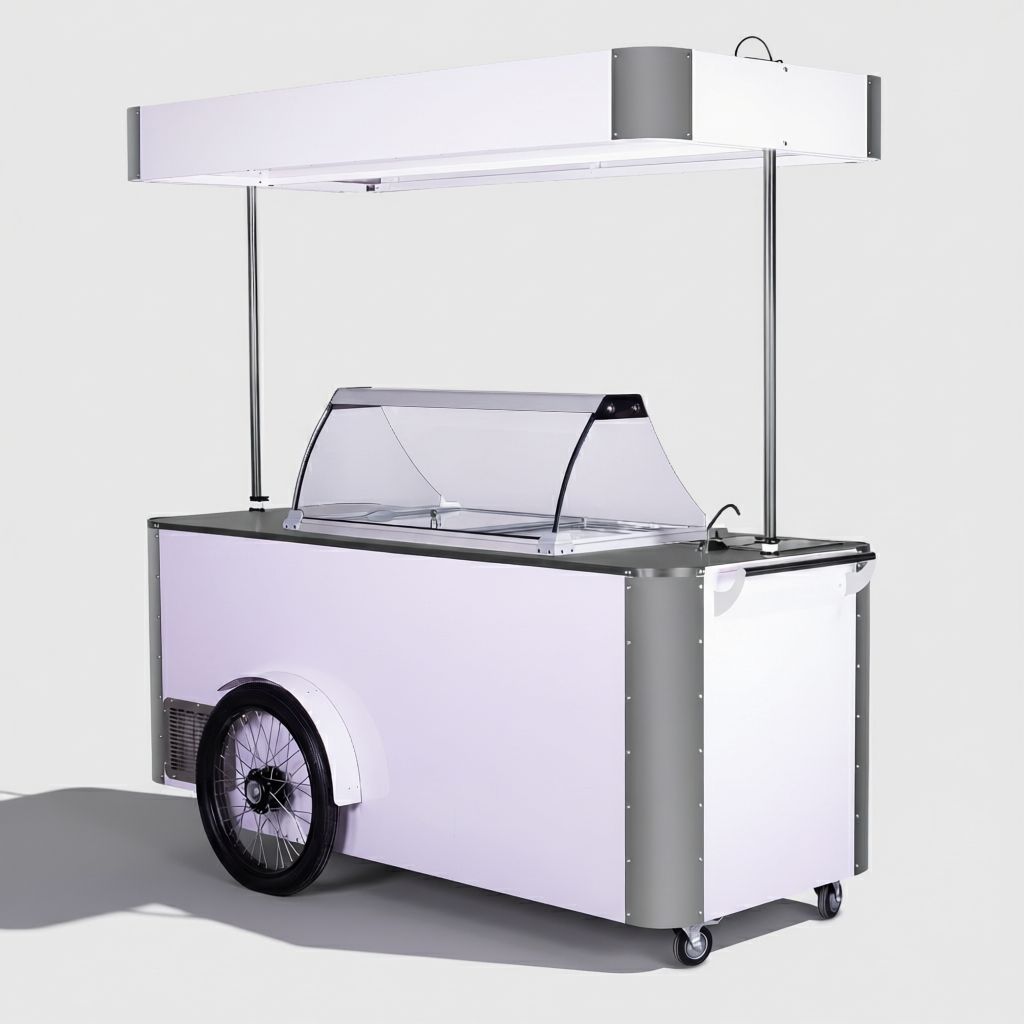 Ice Cream Cart XL – Mobile Ice Cream Cart & Bicycle Trailer.