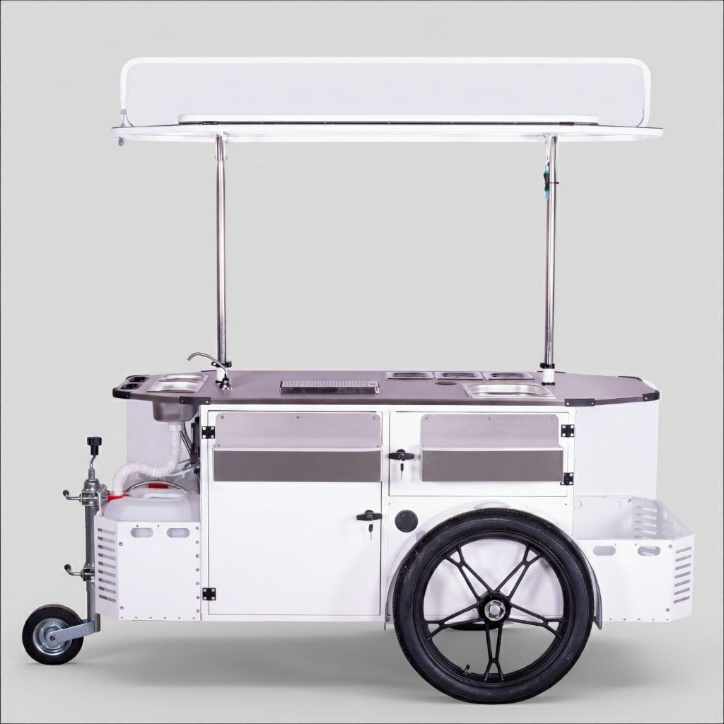 Cocktail Cart L – Mobile Cocktail Bar Cart & Cocktail Bike Trailer.