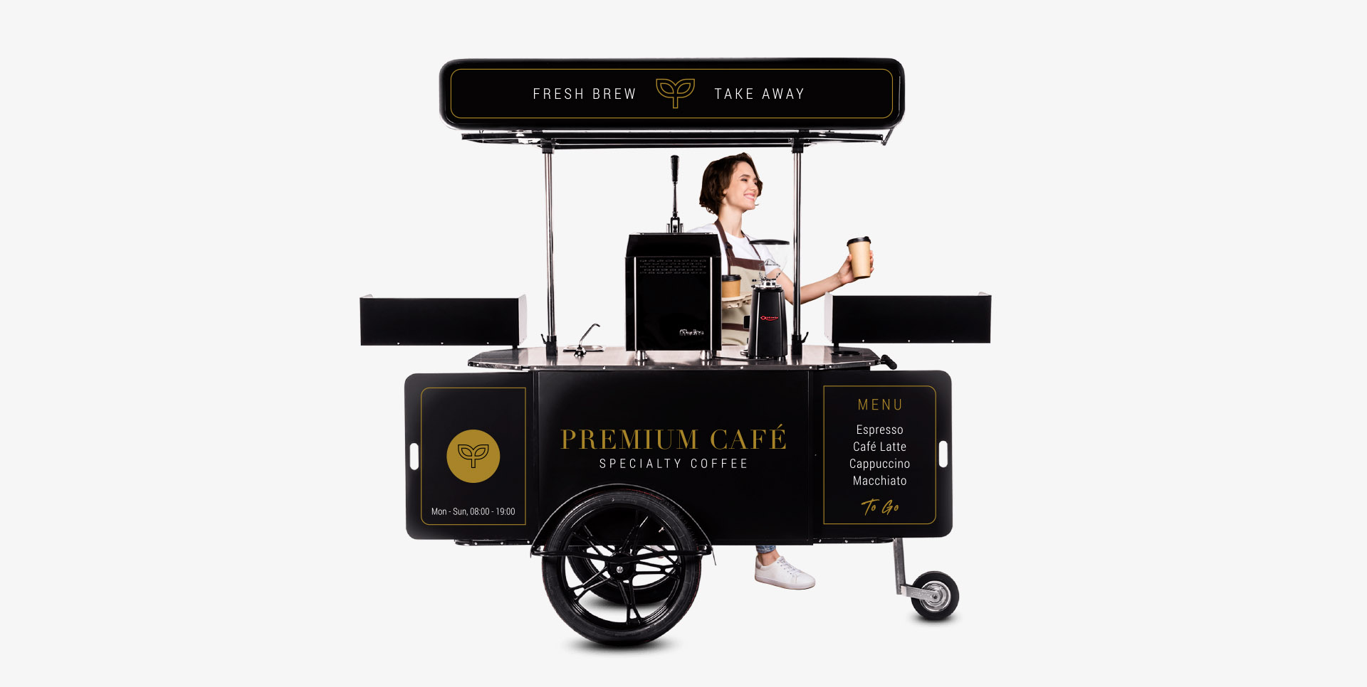 Pop up coffee cart for sale