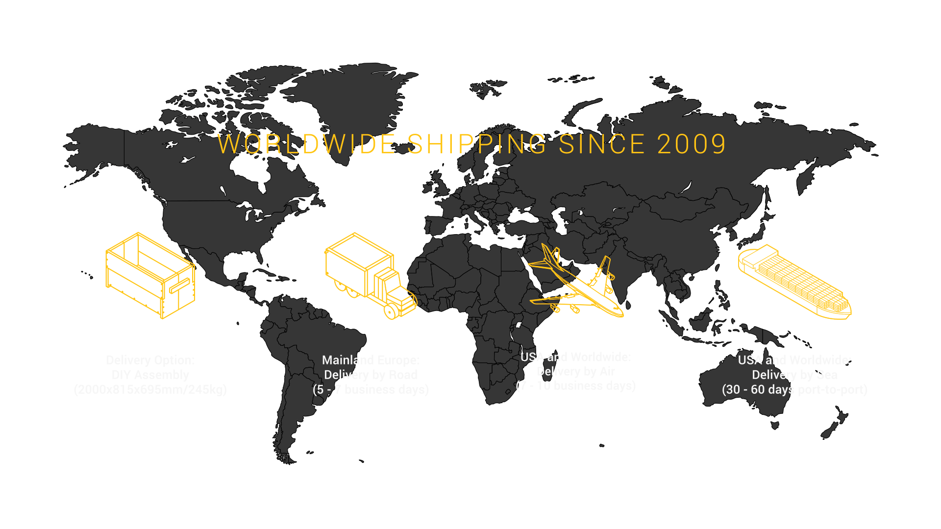 Bizz On Wheels worldwide shipping 2023