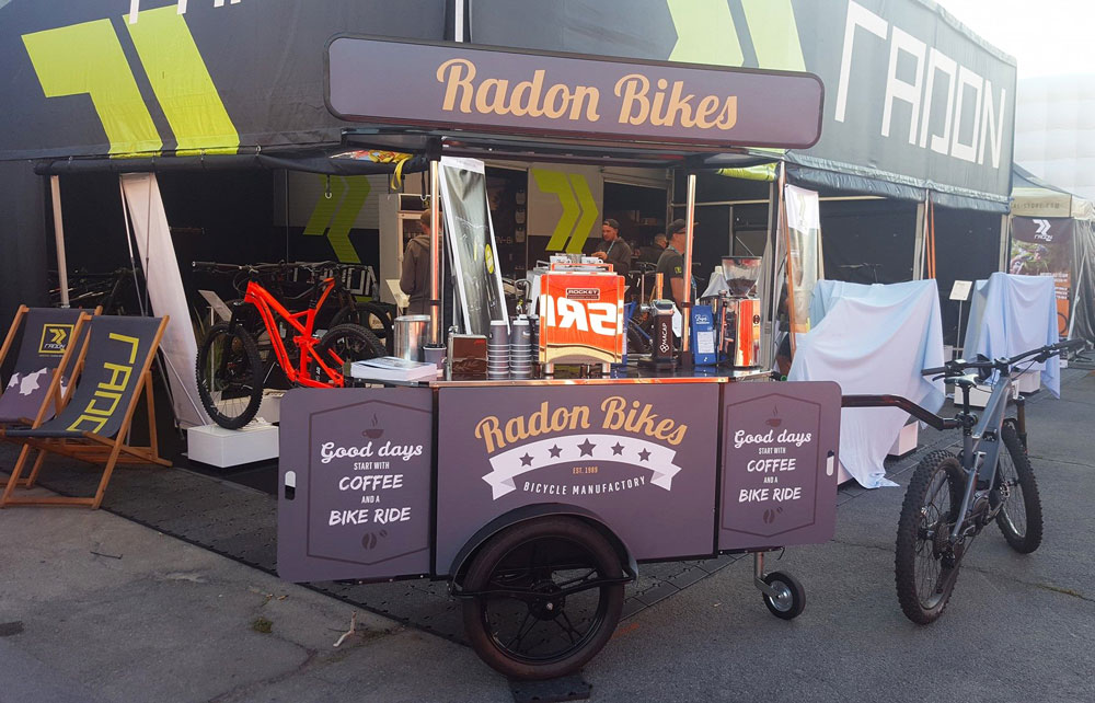 Coffee bike best sale trailer