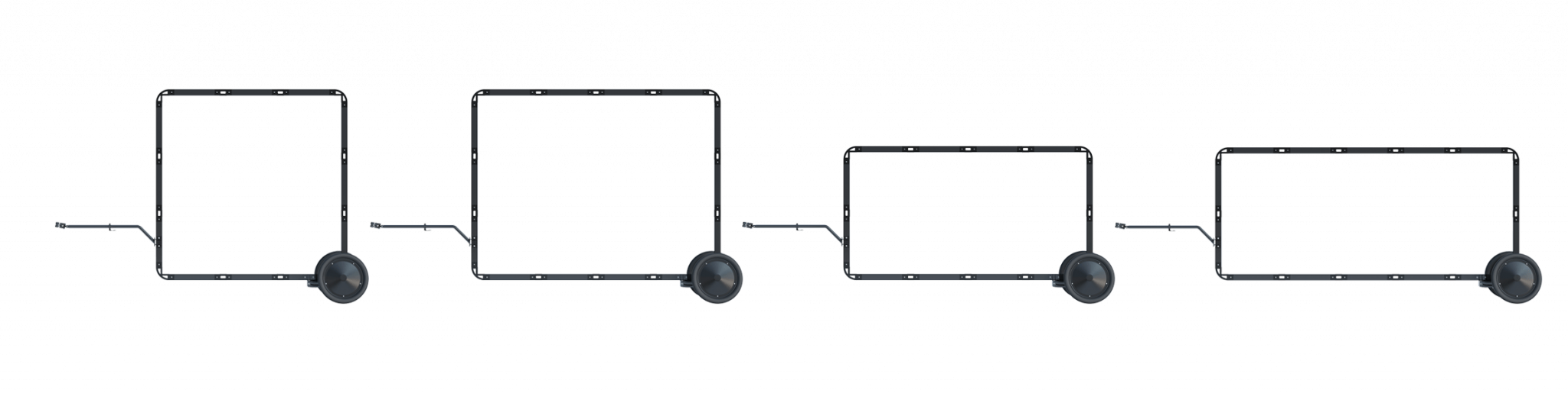 AdBicy mobile billboard extra configurations