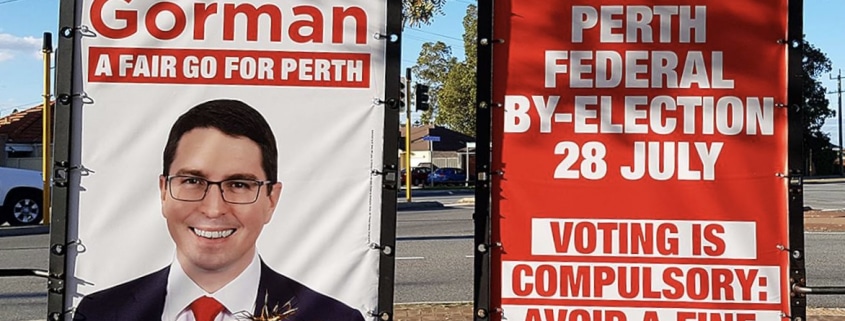 Advertising on bikes for elections campaigns