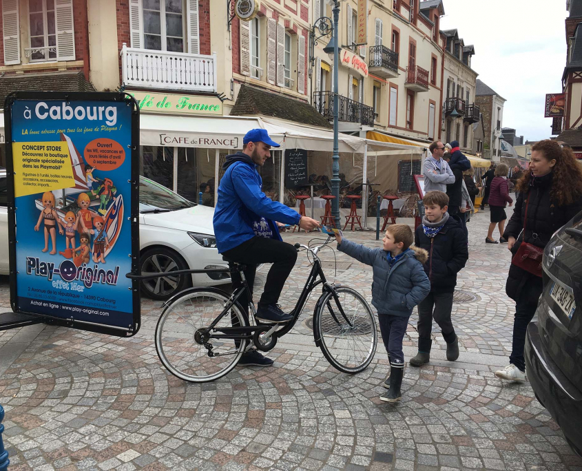 AdBicy bike billboard by Bizz On Wheels