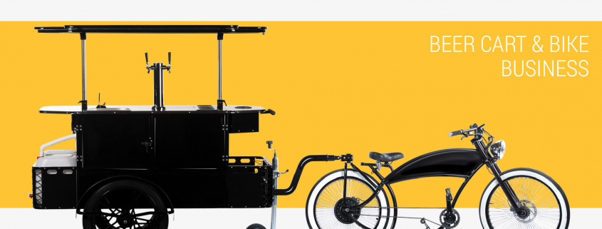 Beer cart and beer bike business Bizz On Wheels