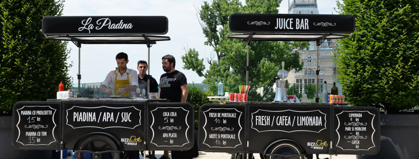 Premium food carts by Bizz On Wheels