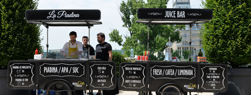 Premium food carts by Bizz On Wheels