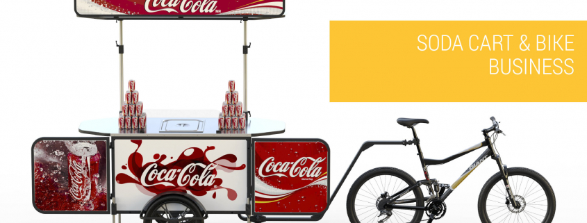 Soda cart and soda bike business Bizz On Wheels