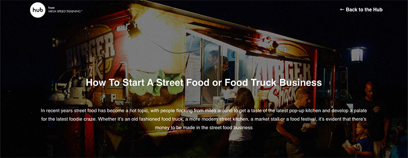 how to make a business plan for food cart