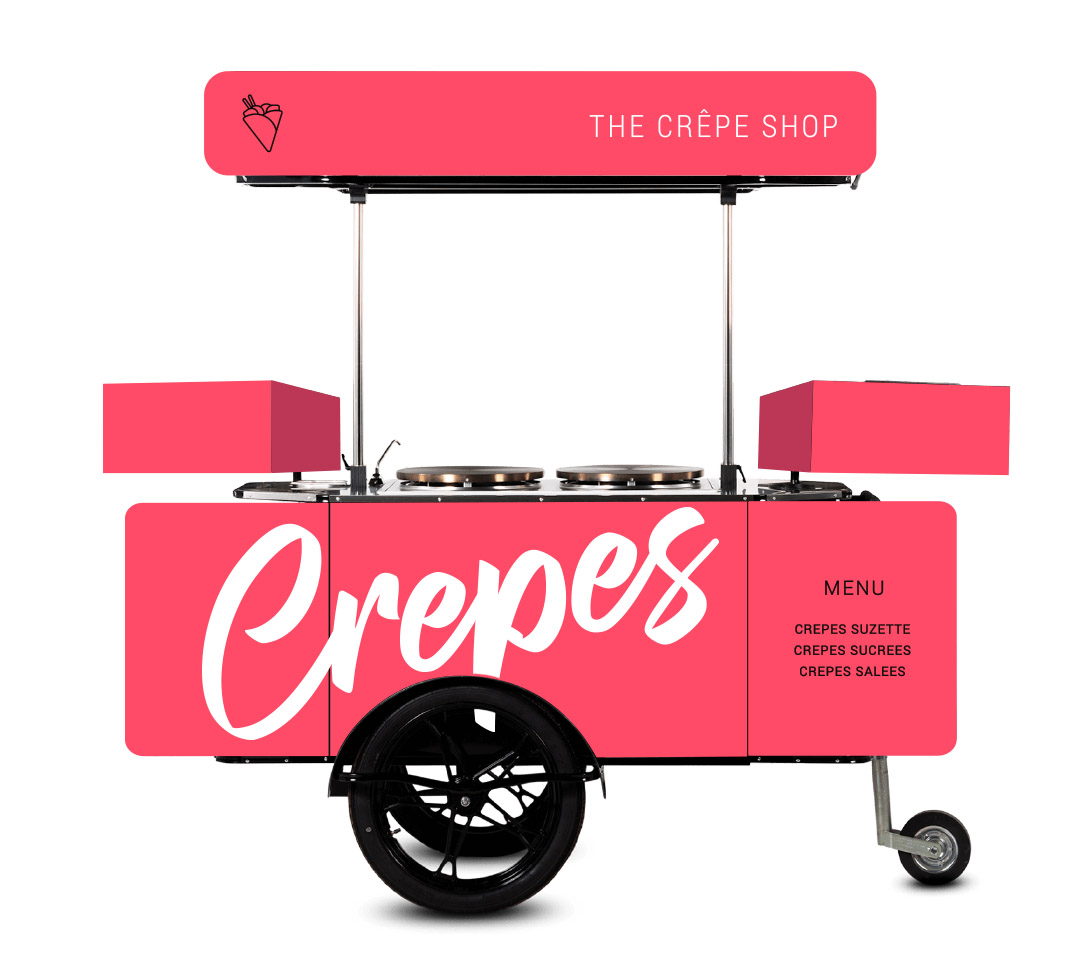 Best mobile crepe cart on wheels