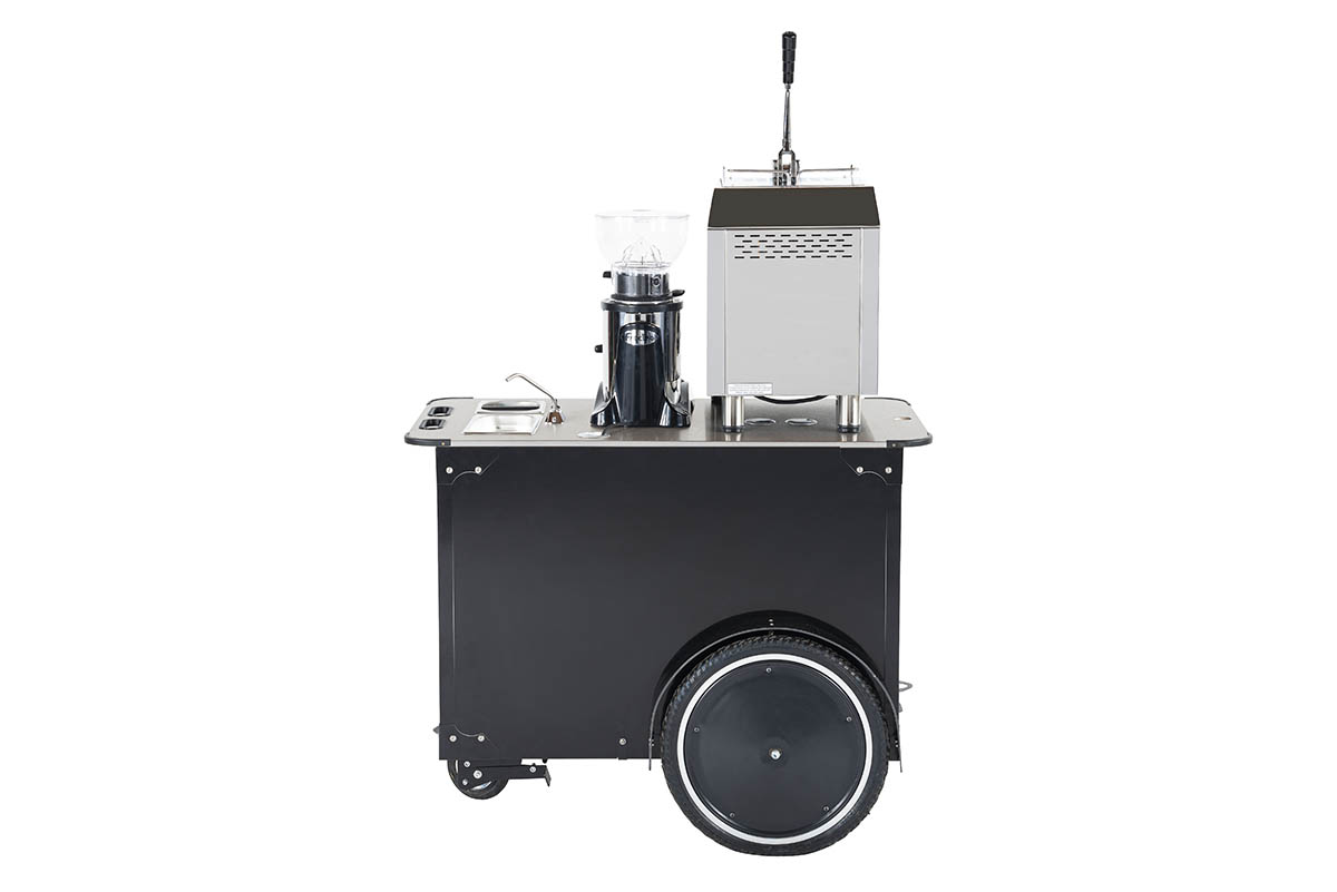 Coffee cart for small pop up coffee shops