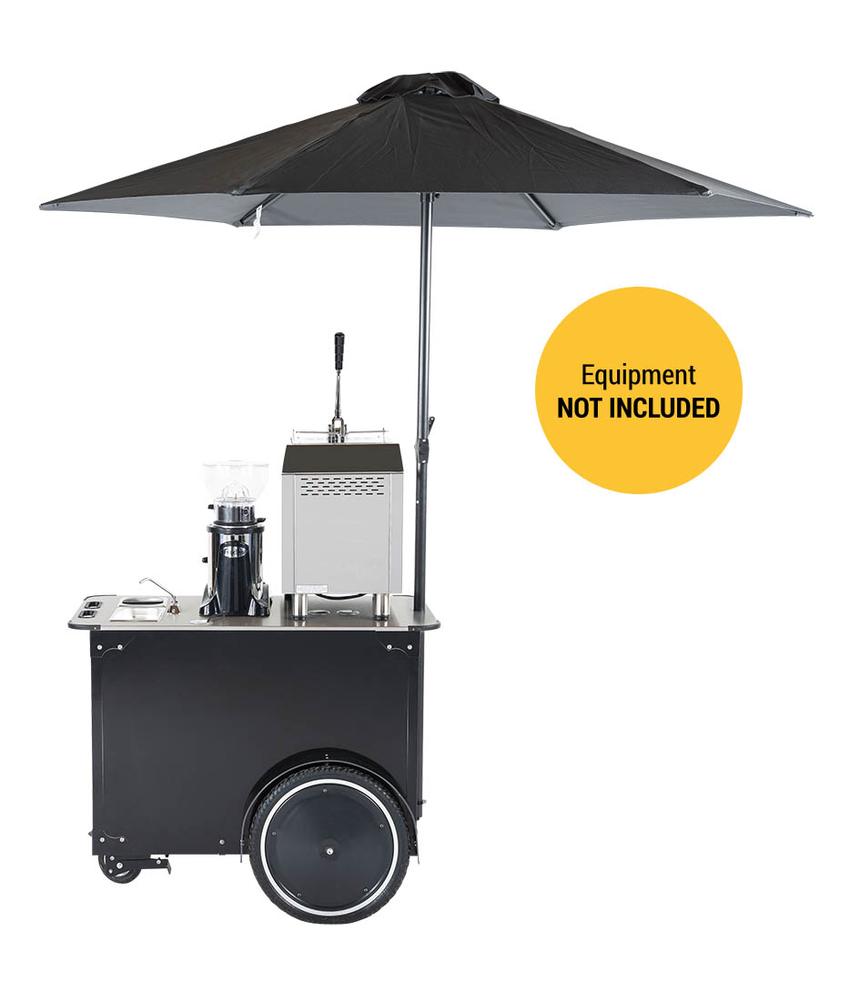 Basic coffee cart M with equipment not included