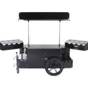 Street food cart on wheels for street food made by BizzOnWheels