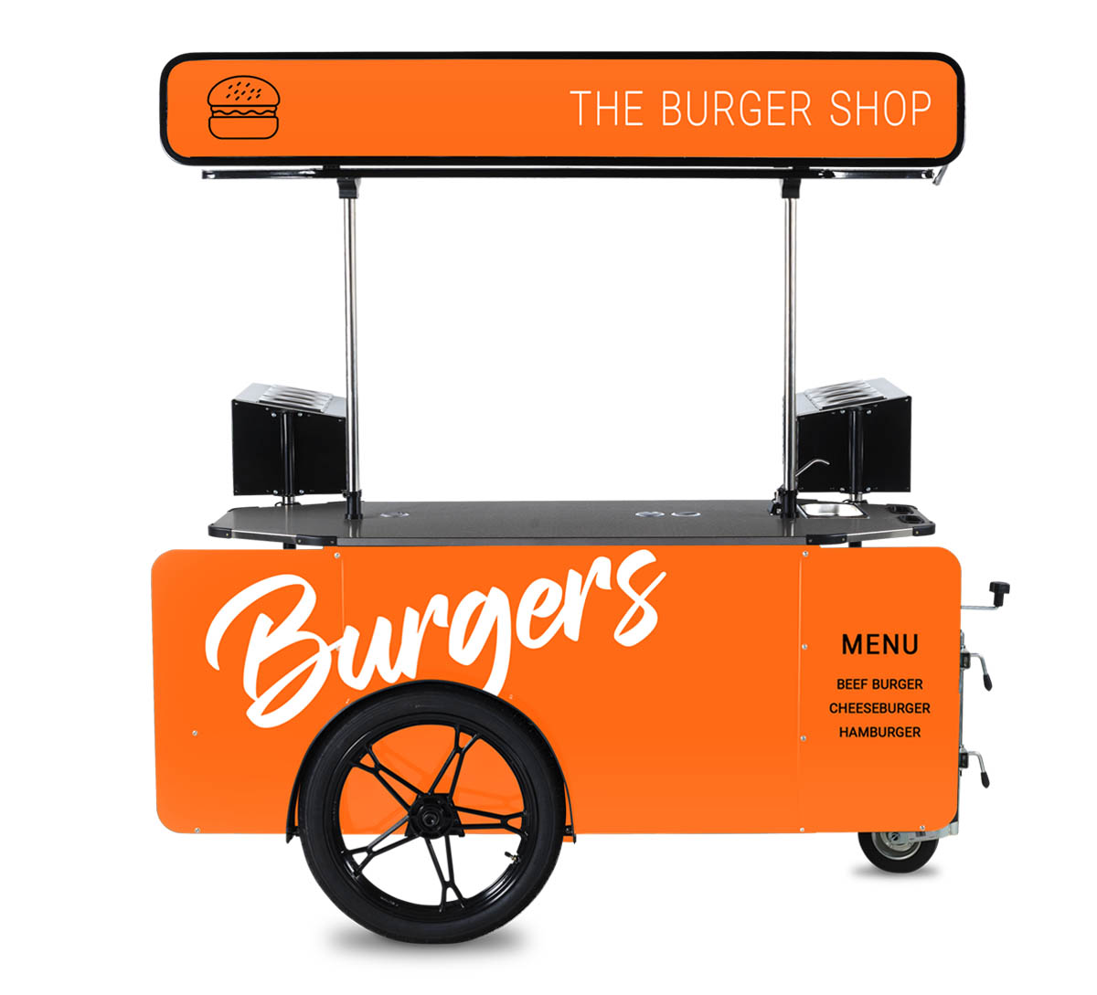 Burger cart by Bizz On Wheels