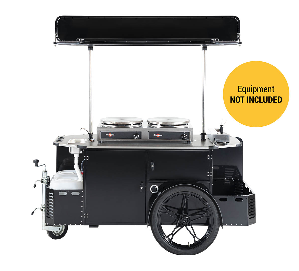 Crepe cart manufactured by BizzOnWheels