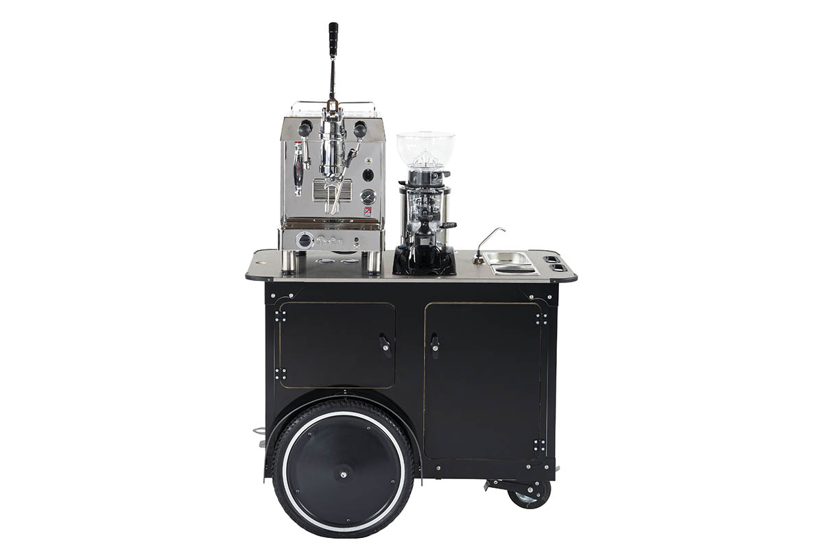 Mobile coffee cart for events and catering