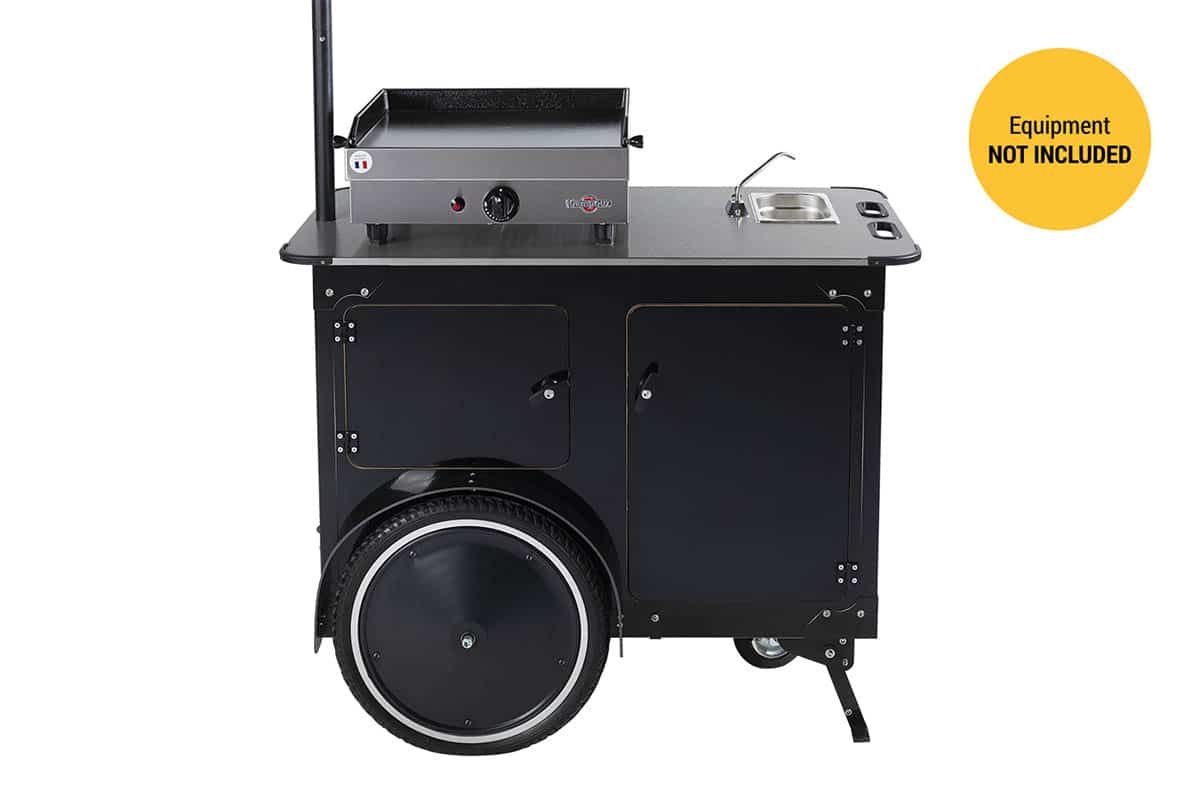 medium sized grill street food cart